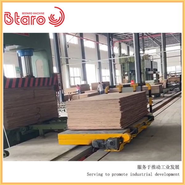 上海轨道平车流水线纸板运输案例